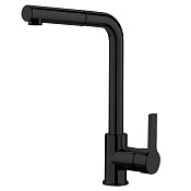 Fima Carlo Frattini Kitchen Смеситель для кухни с поворотно-выдвижным изливом, цвет: black matt F7029WOTNS