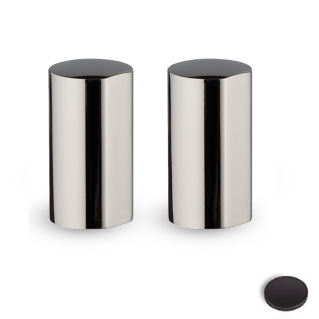 Fima Carlo Frattini Ручка для смесителя, комплект из 2 шт., цвет: black matt S4NS