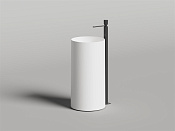 Salini Armonia Round Top 01 Раковина напольная 45х90h см, без перелива, цвет: RAL матовый 130421TM