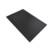 RGW Поддон для душа из стеклопластика, 90х120х2,6h см, цвет: черный матовый 553502912-04