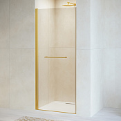 RGW Passage Душевая дверь в нишу, Easy Clean, 80х195h см, стекло прозрачное 6 мм, цвет: золото браш. 020810308-16