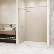 RGW Душевое ограждение walk-in, Easy Clean, 80х195h см, стекло прозрачное 8 мм, цвет: хром глянец 351003408-11
