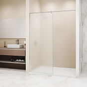 RGW Душевое ограждение walk-in, Easy Clean 90х195h см, стекло матовое 6 мм, цвет: хром глянцевый 351003309-21