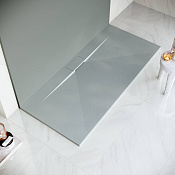 RGW Smc Поддон для душа из стеклопластика, 80х200х2,6h см, цвет: серый матовый 553802820-12