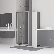 RGW Classic Душевая дверь в нишу, Easy Clean, 80х185h см, стекло прозрачное 4 мм, цвет: хром глянец 04092108-11