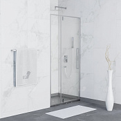 RGW Stilvoll Душевая дверь в нишу, Easy Clean, 90х200h см, стекло прозрачное 6 мм, цвет: хром глянец 06320309-11