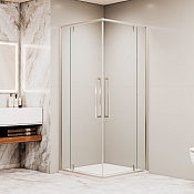 RGW Stilvoll Душевой уголок 80х80х200h см, Easy Clean, стекло прозрачное 6 мм, цвет: хром глянцевый 06323388-11