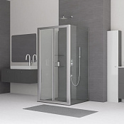 RGW Classic Душевой уголок 100х90х185h см, Easy Clean, стекло прозрачное 4 мм, цвет: хром глянцевый 04094109-011P