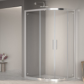 RGW Passage Душевой уголок 80х100х185h см, Easy Clean, стекло прозрачное 6 мм, цвет: хром глянцевый 41086180-11
