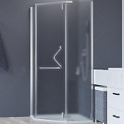 RGW Hotel Душевой уголок 90х90х195h см, универ., Easy Clean, стекло матовое 8 мм, цвет: хром глянец 350608199-21