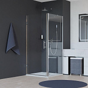RGW Hotel Душевой уголок 90х110х195h см, Easy Clean, стекло прозрачное 8 мм, цвет: хром глянцевый 350604591-011