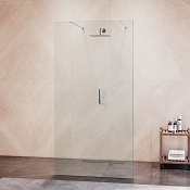 RGW Душевое ограждение walk-in, Easy Clean, 120х195h см, стекло прозрачное 8 мм, цвет: хром глянец 35101612-11