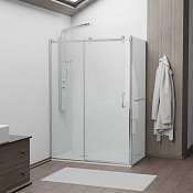 RGW Tornado Душевой уголок 170х90х195h см, Easy Clean, стекло прозрачное 8 мм, цвет: хром глянцевый 020744179-11