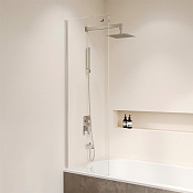 RGW Screens Шторка на ванну, Easy Clean, 40х150h см, стекло прозрачное 8 мм, цвет: хром глянцевый 35110562840-11