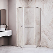 RGW Душевой уголок 80х120х200h см, Easy Clean, стекло прозрачное 8 мм, цвет: хром глянцевый 33328282-11R