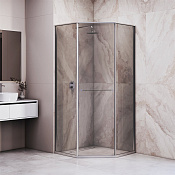 RGW Душевой уголок 80х120х200h см, Easy Clean, стекло тонированное 8 мм, цвет: хром глянцевый 33328282-31L