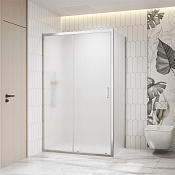 RGW Classic Душевой уголок 140х90х195h см, Easy Clean, стекло матовое 6 мм, цвет: хром глянцевый 060913349-41