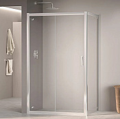 RGW Passage Душевой уголок 120х90х195h см, Easy Clean, стекло прозрачное 6 мм, цвет: хром глянцевый 350804529-11