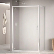 RGW Passage Душевой уголок 120х90х195h см, Easy Clean, стекло матовое 6 мм, цвет: хром глянцевый 350804529-21