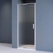 RGW Stilvoll Душевая дверь в нишу, Easy Clean 90х195h см, стекло рифленое 8 мм, цвет: хром глянцевый 70320509-151