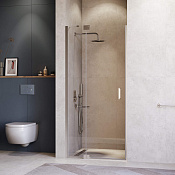 RGW Hotel Душевая дверь в нишу, Easy Clean, 130х200h см, стекло прозрачное 8 мм, цвет: хром глянец 350601413-11