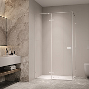 RGW Stilvoll Душевой уголок 100х90х200h см, Easy Clean, стекло прозрачное 8 мм, цвет: хром глянцевый 353204009-11