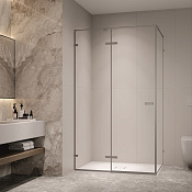 RGW Stilvoll Душевой уголок 120х80х200h см, Easy Clean, стекло прозрачное 8 мм, цвет: серый матовый 353204028-110