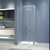 RGW Stilvoll Душевой уголок 100х120х195h см, Easy Clean, стекло прозрачное 8 мм, цвет: хром глянец 703214502-11