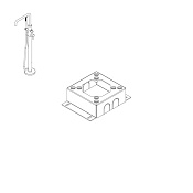 Ritmonio Встроенная часть напольного смесителя для ванны/ душевой колонны PM00801