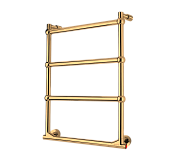 Margaroli Sole 512/TS Полотенцесушитель электрический 52х64h (47), выкл. справа, цвет: brushed gold  512TS4704BRGB