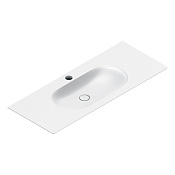 Catalano Sfera Раковина накладная 125х50 см, 1 отверстие под смеситель, цвет: белый матовый 0521261021