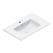 Catalano Italy Раковина подвесная 80х50 см, 1 отвер. под смеситель, перелив, цвет: белый глянцевый 0720811001