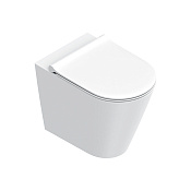 Catalano Zero Унитаз приставной 35х55 см, безободковый, смыв торнадо, цвет: белый матовый 0114550021