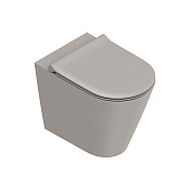 Catalano Zero Унитаз приставной 35х55 см, безободковый, смыв торнадо, цвет: tortora satinato 0114550032