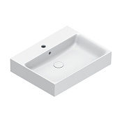 Catalano Premium Раковина подвесная 60х47 см, 1 отвер. под смеситель, перелив, цвет: белый матовый 0220601021