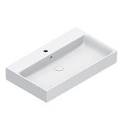 Catalano Premium Раковина подвесная 80х47 см, 1 отверстие под смеситель, перелив, цвет: белый глянец 0220801001