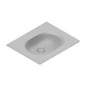 Catalano Sfera Раковина накладная 60х50 см, без отверстия под смеситель, цвет: cemento satinato 0520610023