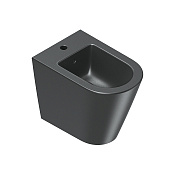 Catalano Zero Биде напольное 35х55 см, c 1 отвер. под смеситель и переливом, цвет: черный матовый 0119551022