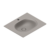 Catalano Sfera Раковина накладная 60х50 см, 1 отверстие под смеситель, цвет: tortora satinato 0520611032