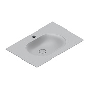 Catalano Sfera Раковина накладная 75х50 см, 1 отверстие под смеситель, цвет: cemento satinato 0520761023