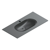 Catalano Sfera Раковина накладная 100х50 см, 1 отверстие под смеситель, цвет: черный матовый 0521011022
