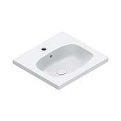 Catalano Alvea Раковина подвесная 50х46 см, 1 отвер. под смеситель, перелив, цвет: белый глянцевый 0620501001