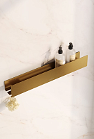 Boheme Free Полка подвесная 60 см, цвет: matt gold 10967-MG