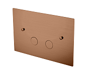 Boheme Кнопка смыва для унитаза, латунная, цвет: copper brushed 647-CB