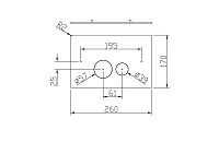 Boheme Кнопка смыва для унитаза, латунная, цвет: brushed bronze 648-BRB