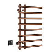 Boheme Полотенцесушитель электрический с сенсорной панелью управления, цвет: copper brushed 722-CB