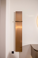 Boheme Flat Полотенцесушитель электрический с перекладиной, цвет: brushed bronze 725-BRB