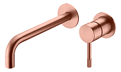 Boheme Uno Смеситель для раковины встраиваемый, излив 21,2см, внутренняя часть, цвет: copper brushed 465-CB