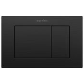 Boheme Кнопка смыва для унитаза, нержавеющая сталь, цвет: black 650/2-B