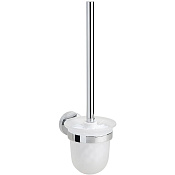 Bemeta Stella Ершик для унитаза подвесной со стеклянной матовой колбой, цвет: хром 166113012